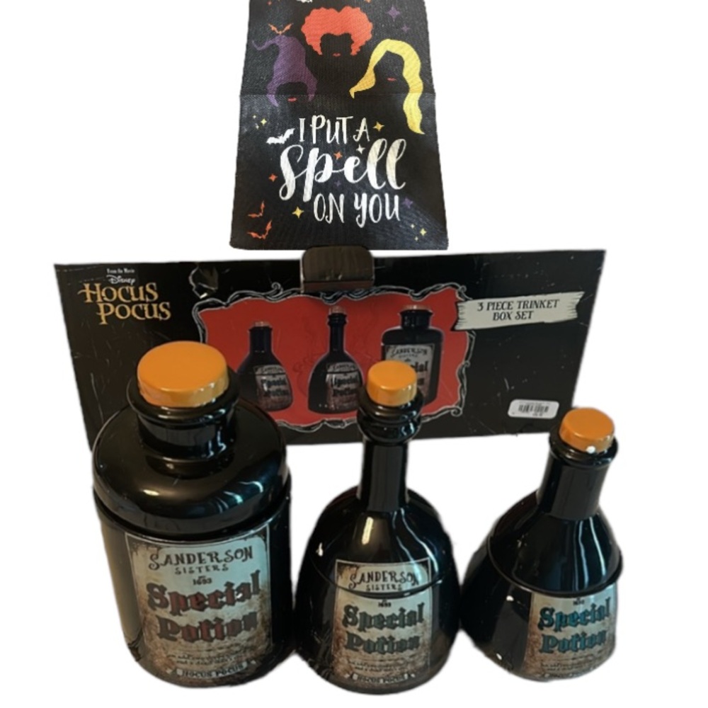 Hocus Pocus 3 pice Trinket Box Set
